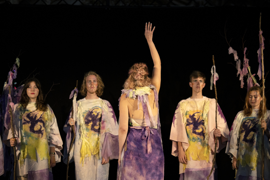 sonja strange. korværk, performance, kunstner, værk, kvinde